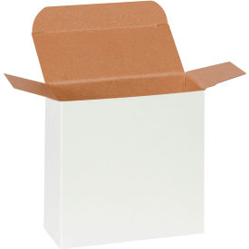 Reverse Tuck Folding Cartons, 4-1/2"L x 1-7/8"W x 4-1/2"H, White, 250/Pack