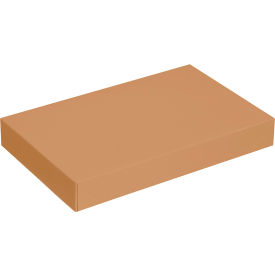 Apparel Boxes, 15"L x 9-1/2"W x 2"H, Kraft, 100/Pack
