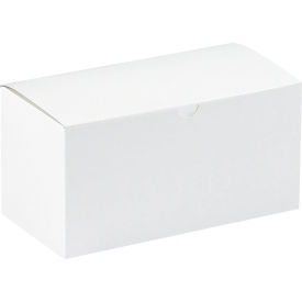 Gift Boxes, 9"L x 4-1/2"W x 4-1/2"H, White, 100/Pack