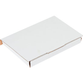 Corrugated DVD Mailers, 7-5/8"L x 5-7/16"W x 11/16"H, White, 50/Pack