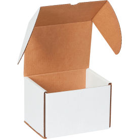 Corrugated DVD Mailers, 7-5/8"L x 6"W x 5-7/16"H, White, 50/Pack
