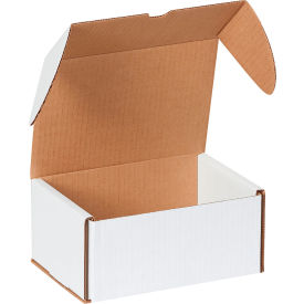 Corrugated DVD Mailers, 7-5/8"L x 5-7/16"W x 3-9/16"H, White, 50/Pack