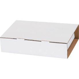 Corrugated Video Tape Mailers, 8-1/2"L x 7-5/8"W x 2-1/16"H, White, 20/Pack