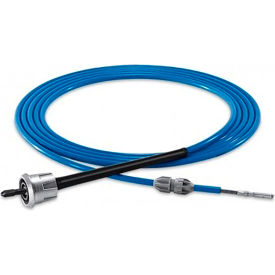 Nylon Casing Flexible Shaft For Quick Connect Brush, 9/16" - 1" ID Tubes, 12'L
