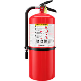 Pro Dry Chemical Commercial Fire Extinguisher, Wall Mount, Type A, B, C, 20 lb. Capacity