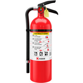 Pro Dry Chemical Commercial Fire Extinguisher, Wall Mount, Type A, B, C, 5 lb. Capacity