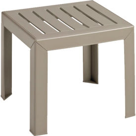 Westport 16" Square Resin Low Table, French Taupe
