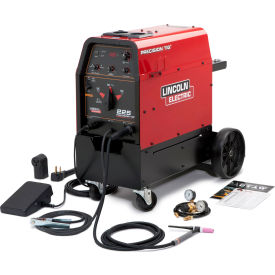 Precision TIG Ready-Pak 225 TIG Welder with Cart, 5-230A, 60Hz, 208/230V