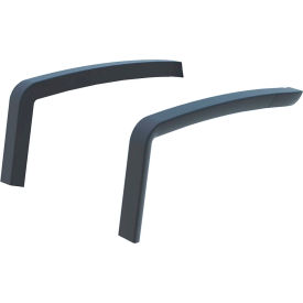 Optional Arms For Sunset Conversational Seating, Volcanic Black, Set of 2