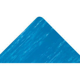 470 Marble Sof-Tyle Anti-Fatigue Mat, 1/2" Thick, 3'W x Up to 75'L, Blue
