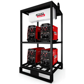 Flextec 500X Multi-Process Welder, 4-Pack Rack, 500A, 50/60 Hz, Red