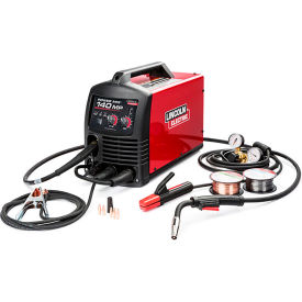 PowerMig 140MP Multi-Process Welder, 140A, 60 Hz, Red