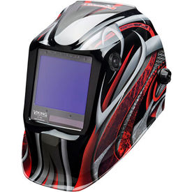 VikingTM 3350 Welding Helmet, 5 - 13 Shade, Twisted Metal