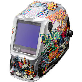 Welding Helmet, 5 - 13 Shade, Hot Rodders