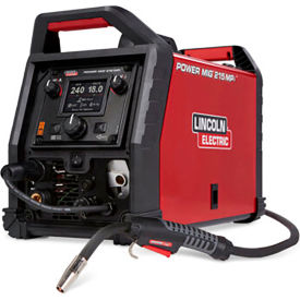 PowerMig 215MPi Multi-Process Welder, 140A, 60 Hz, Red