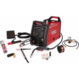 PowerMig 215MPi Multi-Process Welder, One-Pak, 140A, 60 Hz, Red