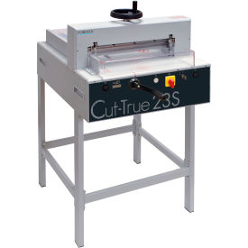 Cut-True 23S Semi-Automatic Guillotine Cutter, 16-7/8" Cutting Length, 400 Sheet Cap., Gray