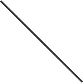 Paper Twist Ties, 8"L x 5/32"W, Black, 2000/Pack