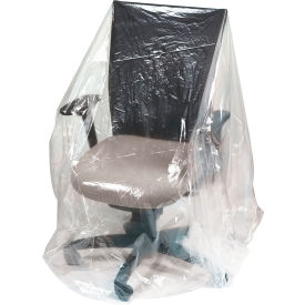 Furniture Bags, 28"W x 17"D x 106"L, 1 Mil, Clear, 150/Roll