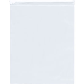Slide Seal Reclosable Poly Bags, 8"W x 10"L, 3 Mil, Clear, 100/Pack