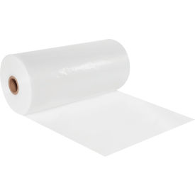 Poly Tubing, 18"W x 2150'L, 2 Mil, Clear, 1 Roll