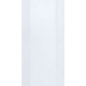 Gusseted Poly Bags, 12"W x 4"D x 18"H, 2 Mil, Clear, 500/Pack