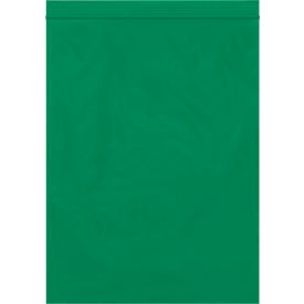 Reclosable Poly Bags, 9"W x 12"L, 2 Mil, Green, 1000/Pack