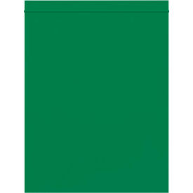 Reclosable Poly Bags, 8"W x 10"L, 2 Mil, Green, 1000/Pack