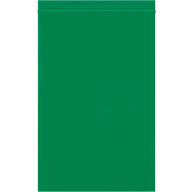 Reclosable Poly Bags, 6"W x 9"L, 2 Mil, Green, 1000/Pack