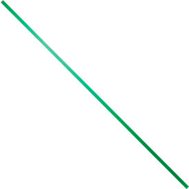 Plastic Twist Ties, 8"L x 5/32"W, Metallic Green, 2000/Pack
