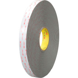 Double Sided Foam Tape, 1/2" x 5 Yds., 120 Mil, White