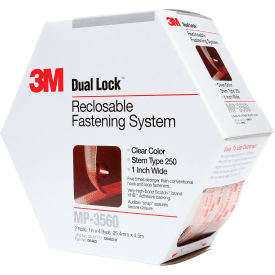 Mini Pack Fasteners, 1"W x 15'L, Clear