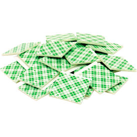 Double Sided Foam Squares, 1" x 1", 62.5 Mil, Natural