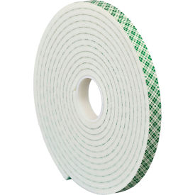 Double Sided Foam Tape, 2" x 5 Yds., 250 Mil, Natural