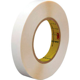 Double Coated Film Tape, 1/2" x 36 Yds., 9 Mil, White