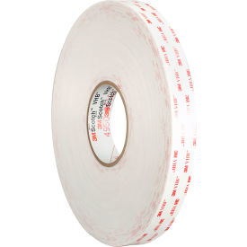 4930 Double Sided Foam Tape, 1" x 5 Yds., 25 Mil, White