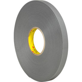 Double Sided Foam Tape, 3/4" x 5 Yds., 62 Mil, Gray