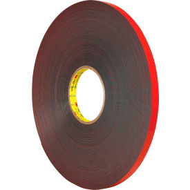 Double Sided Foam Tape, 1" x 5 Yds., 25 Mil, Black