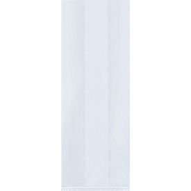 Gusseted Polypropylene Bags, 3-1/2"Lx2"Wx7-1/2"H, 1.5 Mil, Clear, 2000PK