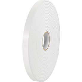 Double Sided Removable Foam Tape, 3/4" x 36 Yds., 62.5 Mil, White