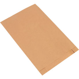 Gusseted Merchandise Bags, #16, 12"W x 3"D x 18"H, Kraft, 500/Pack