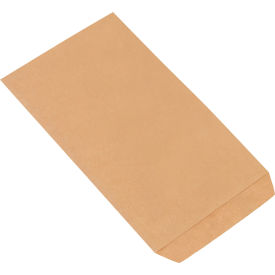 Flat Merchandise Bags, #6, 6-1/4"W x 9-1/4"H, Kraft, 3000/Pack