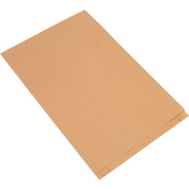 Gusseted Merchandise Bags, 14"W x 3"D x 21"H, Kraft, 500/Pack