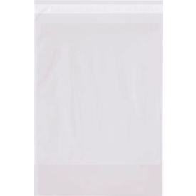 Resealable Gusseted Poly Bags, 9"W x 4"D x 12"H, 2 Mil, Clear, 1000/Pack