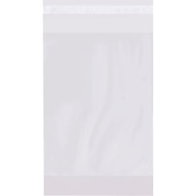 Resealable Gusseted Poly Bags, 6"W x 2"D x 9"H, 2 Mil, Clear, 1000/Pack