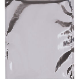 Moisture Barrier Bags, 15"W x 18"L, 3.6 Mil, Silver, 100/Pack