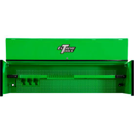 Power Workstation Hutch, 84"W x 30"D x 22-1/4"H, Green with Black Handle