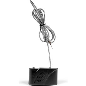 2-Alarm Mini Patriot Cable Super Lock AM/RF with 48" Heavy Duty Lanyard, Black, Pack of 25