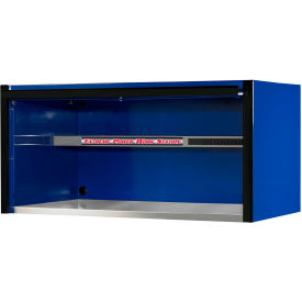 Pro Extreme Power Workstation Hutch, 55"W x 30"D x 26-3/8"H, Blue w/ Black Handle