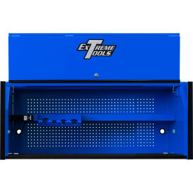 RX Power Workstation Hutch, 72"W x 25"D x 22-1/4"H, Blue with Black Handle & Trim